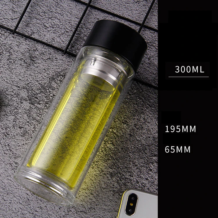 Eco Friendly double Glass Water Insulated Thermos Flask Vacuum Bottle with touch display temperature