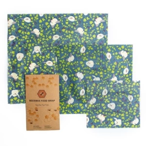 Eco Friendly Natural  Grade Organic Biodegradable Beeswax Food Wrap Roll