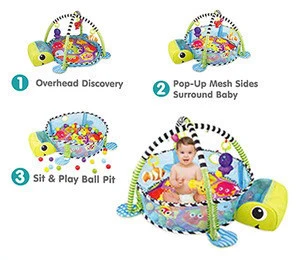 Educational Toy Ocean Ball Tortoise Activity Baby Play Mat