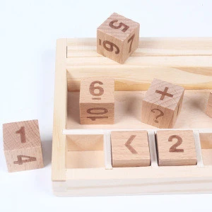 Educational toys, addition and subtraction, arithmetic games, children&#39;s learning mathematics, wisdom, wooden parent-child kinde