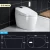 Import Electric wc colorful light  intelligent and smart toilet with remote control from China