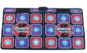 Electronic  Dance Mat Pad Kids Oem Box Body Slimming Relax Massage USB Light Up Double Dance Floor Mat