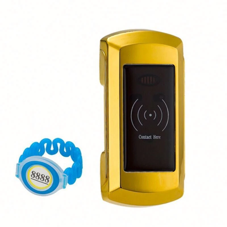 Electronic Waterproof  Gym Swimming Pool Electronic RFID Locker Cabinet Lock Bracelet Key  EM108