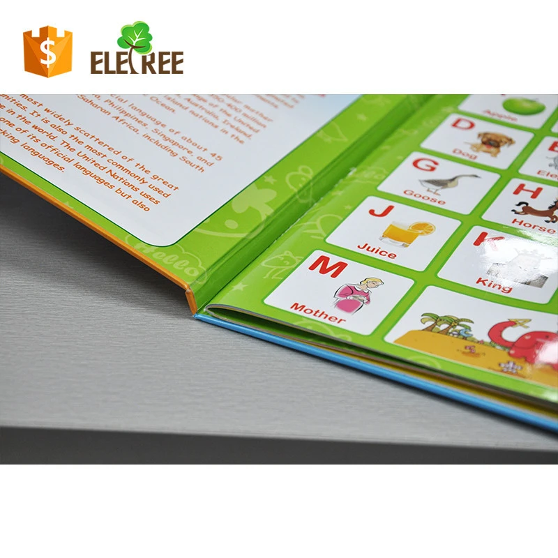 Eletree Children Push Button Kids Sound Toy Books OEM Digital Smart Reading Talking Speaking Pen learn resourc