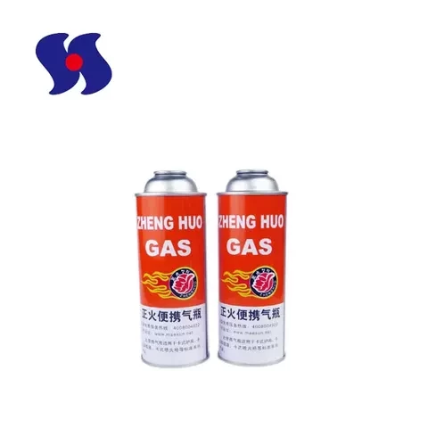 Empty Aerosol Tin Can for Gas Cartridge Gas Can straight wall aerosol butane gas can