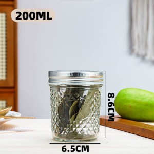 Empty Reusable Square Glass Seasoning Bottles Spice Storage Containers