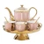 Import English Afternoon Tea European Rotary Tea Set Ceramic Coffee Cup Household Teapot Complete Set of Luxury from China