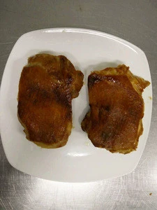 EU and JAS approved frozen smoked chicken thigh meat