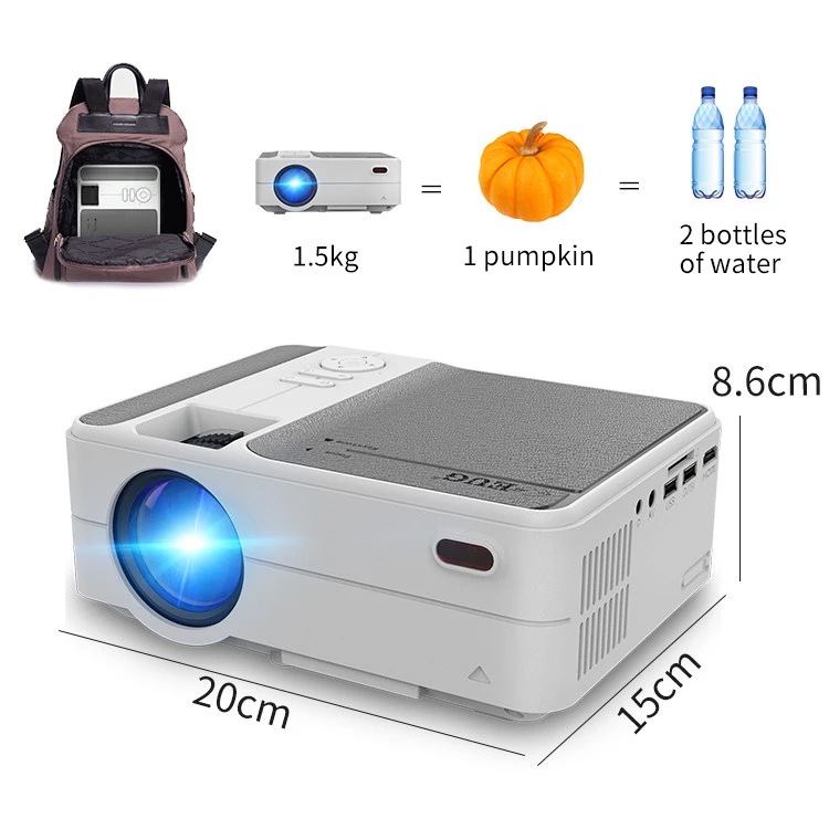 EUG China Factory mini portable wireless led proyector multimedia projector