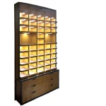 European Style Wooden  Optical Store Eyewear Sunglasses Glasses Showcase Display Stand Cbinet