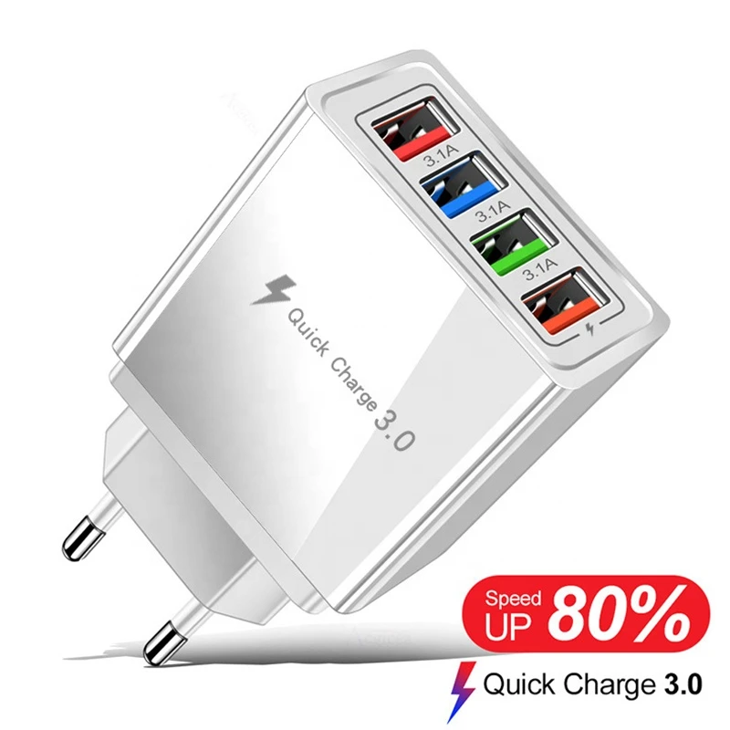 EU/US Plug USB quick Charger For Phone Adapter for Samsung Tablet Portable Wall Mobile Charger Fast Charger