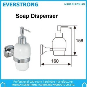 Everstrong  chrome hand  liquid soap dispenser ST-V24K sanitizer dispenser or  bathroom wall mount foam soap bottle