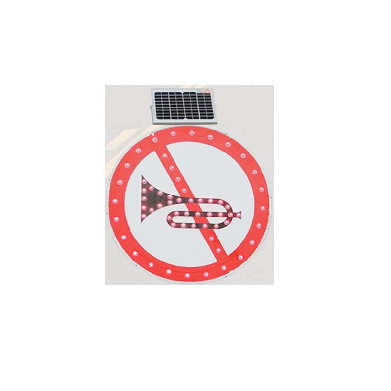 Excellent quality professional traffic slow sign with solar energy powered lights