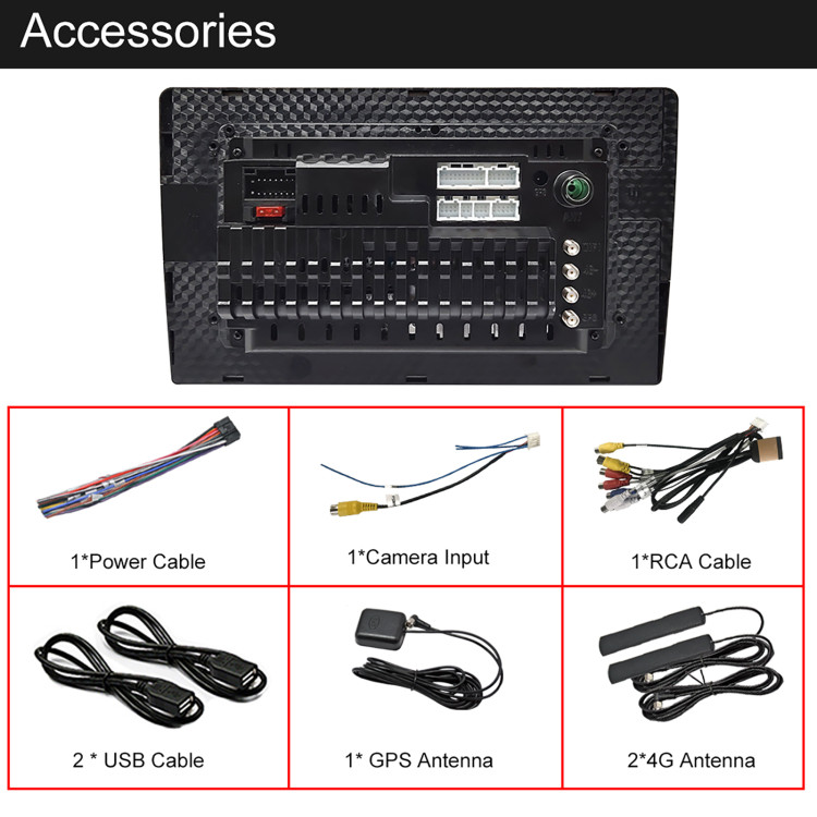 Buy Ezonetronics Universal 10 Inch Android 10 Octa Core 6g 128g Support ...