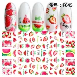 F series spring and summer  nail stickers Fruits nail art stickers