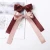 Import Fabric satin ladies hair accessories double-sided ribbon bow hairpin solid color long ribbon spring hair clip hairgrips from China