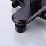 FACIIO Hot sale European style black shower faucet sets bathroom bronze faucet shower bath shower faucet