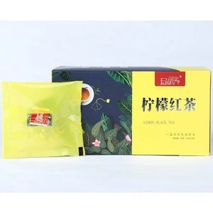 Factory Customized Flavored Lemon Green Tea or Black Tea Mixed Tea with Fruit