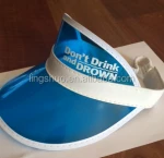Factory direct sell pvc plastic sun visor Golf Visor Hat Cap