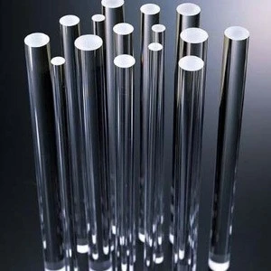 factory direct transparent quartz rod