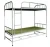 Import Factory Directly Metal Single Bed with Study Desk and Cabinet for School from China