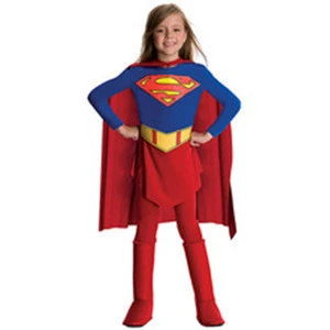 Factory hot sale supergirl costume kids