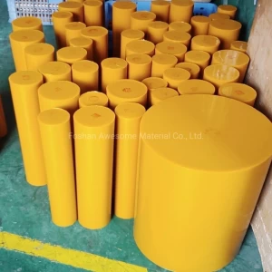 Factory Hot Sale Yellow Solid PU Rod Polyurethane Bar