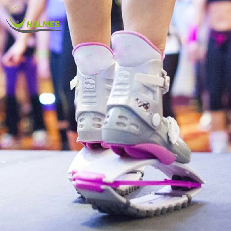 Factory Hot Style Fitness Body Build Have Fun Interesting Pink Jump Shoes For Women