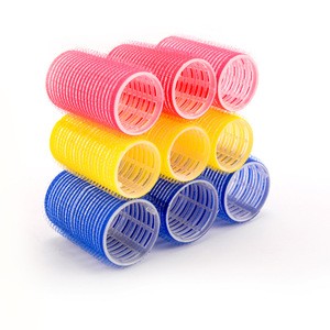 Factory in stock Hair curling products mesh hair roller curly magic hair rollers plastic