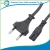 Import Factory Outlet Euro 2PIN Power Cord 220v AC  Power Cable for Home Appliance 300/500V &quot;8&quot;Model plug cable from China
