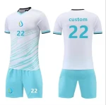 Factory Price Custom Logo High Quality Sublimation Printed Soccer Jersey Quick Dry 100% Polyester Mens Soccer Uniform
