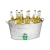 Import Factory price galvanized metal steel ice bucket for home & party from China