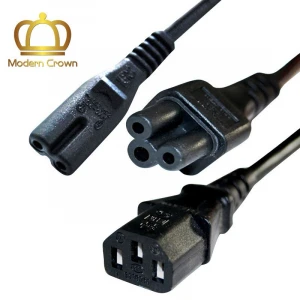 Factory Sell  South Korean 3pin Power cable for PC Charging  AC Power Cable