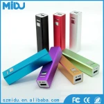 Factory Supply Aluminum Lipstick Cheap 2600mAh OEM Mobile Power Banks