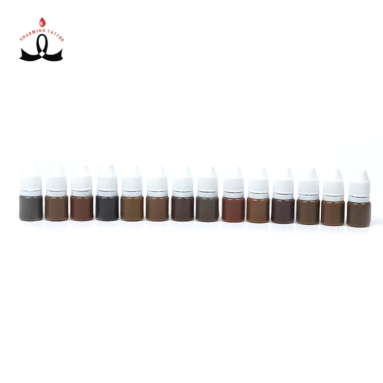 Factory Tattoo Supplier Lushcolor Microblading Pigment Sample Permanent Makeup Eyebrow Tattoo Ink