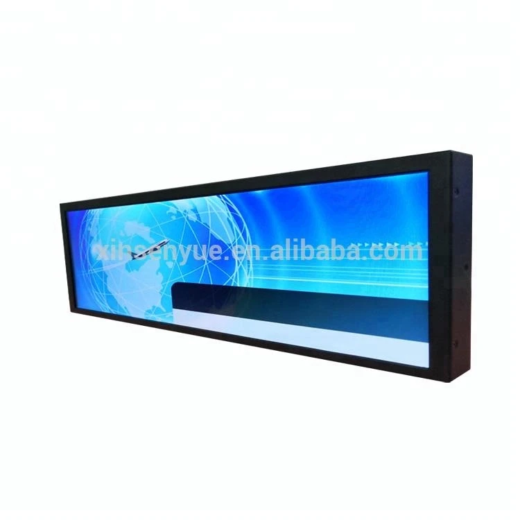 Factory wholesale own logo design dust proof ultra wide long thin lcd monitor