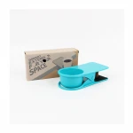 Factory wholesale plastic drink cup clip holder table cup clip