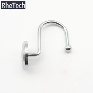 Factory Wholesale Price High Quality Metal Shower Curtain Rod Hooks Accessories