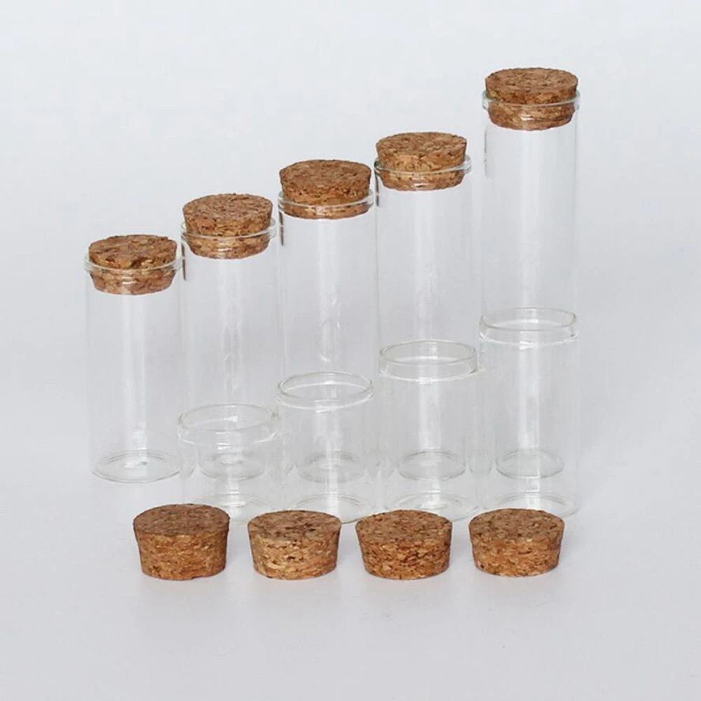 fancy clear round glass matches bottle with cork lid,matchsticks promotional bottle