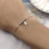 Fashion bead bracelets 925 sterling silver jewelry wholesale