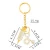 Import Fashion Design Gold Medical Syringe Stethoscope Keychain Metal Doctor Nurse Key Chain Keyring from China