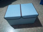 Fashion Family Large Double Cover Organizer Cloth Storage Bins Box