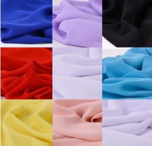 Fashion Ladies&prime; Wear Chiffon Polyester Fabric for Dress Garment Textile