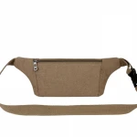 Fashion Look High Capacity Men Women Canvas Waist Pack Phone Pocket Belt Waist Bags