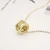 Import Fashion Women Design 9K 14K 18K Real Solid Gold Pendant Chain Necklace Jewelry from China