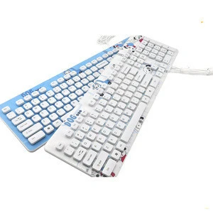 Fashionable Film Sticker OEM Design Keyboard With 1.5 Meter USB Cable