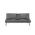 Import Faux Leather Upholstered Modern Convertible Folding Futon Sofa Bed from China