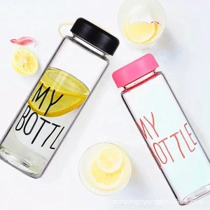 FDA Approved Eco-friendly Customize Logo water bottle 500ml Cycling Plastic Sport Fashion My Water Bottle