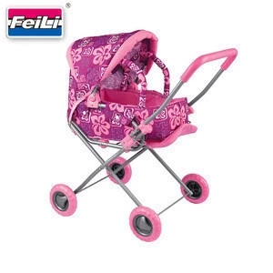FEI LI stroller toy dolls pram with carrier doll pram toys