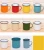 Feiyou colorful custom printed 350-600ml steel travel coffee mug personalized camping enamel mug with handle